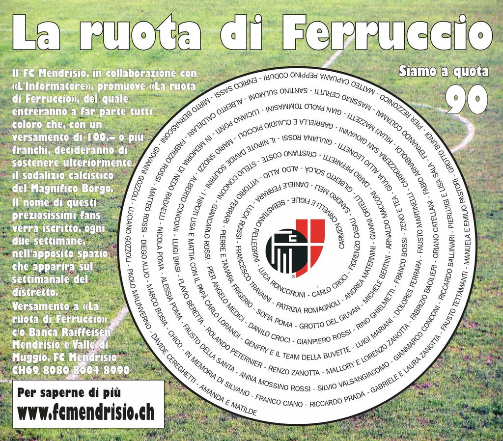 Abbonamento Club dei 100 | Ruota di Ferruccio - 2025/26